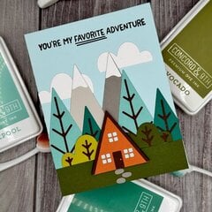 Cozy Cabin Card 1