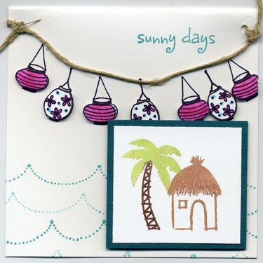 sunny days { a muse artstamps}