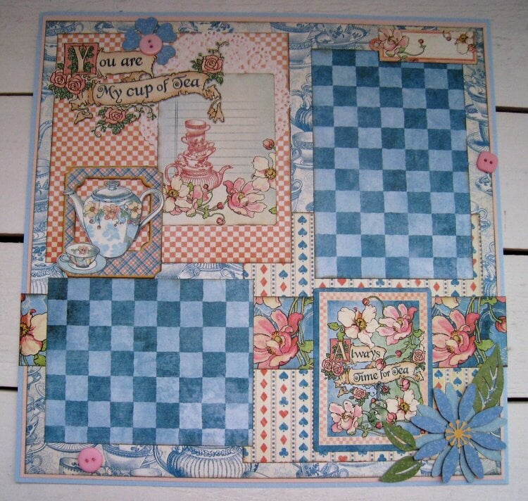 My Cup of Tea 12 x 12 Layout