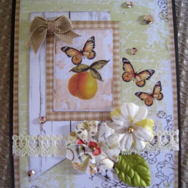 Summer Butterflies Handmade Card
