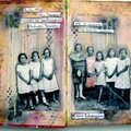 Art journal page about my family