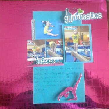 I Heart Gymnastics- August pagemaps #4