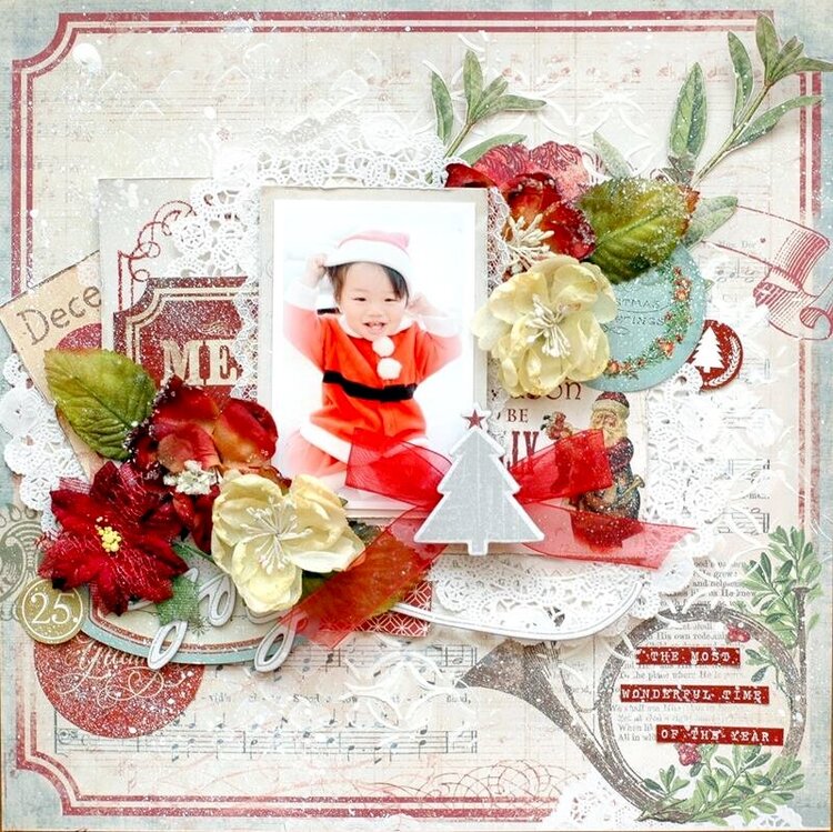 My Creative Scrapbook Dec Limited Edition kit lo by Maiko
