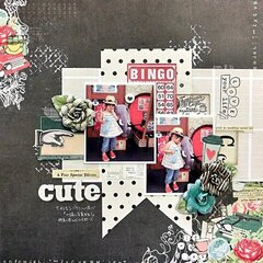 My Creative Scrapbook Oct LE kit lo cute