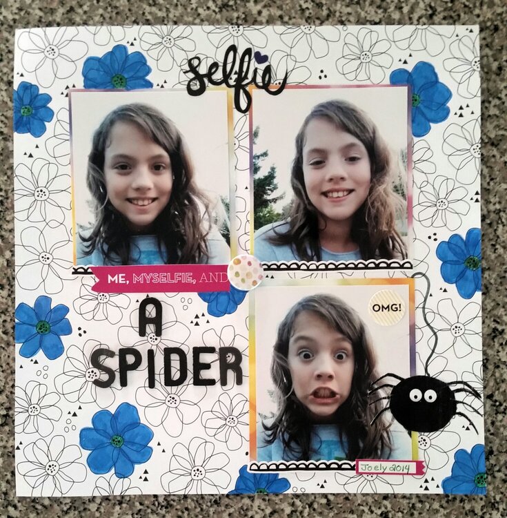 Me, Myselfie and a Spider