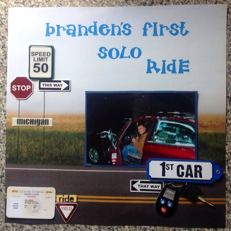 Branden&#039;s First Solo Ride