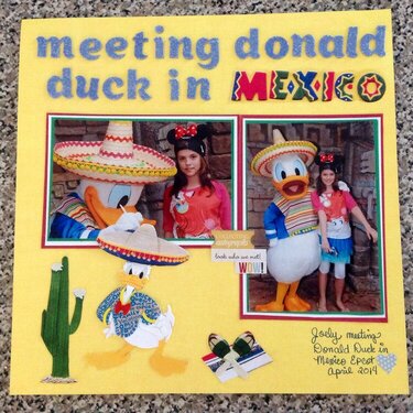 MEETING DONALD DUCK IN MEXICO