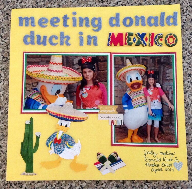 MEETING DONALD DUCK IN MEXICO