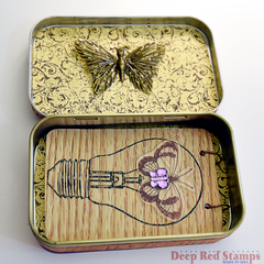 Mini Handmade Notebook from Deep Red Stamps