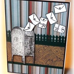 Vintage Postage from Deep Red Cling Stamps