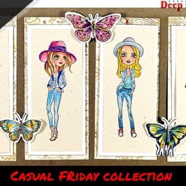 City Girls - Casual Friday from Deep Red Stamps