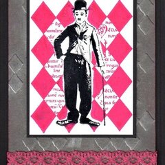 Charlie Chaplin from Deep Red Cling Stamps