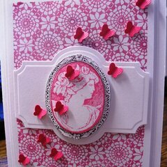 Cameo Nouveau from Deep Red Cling Stamps