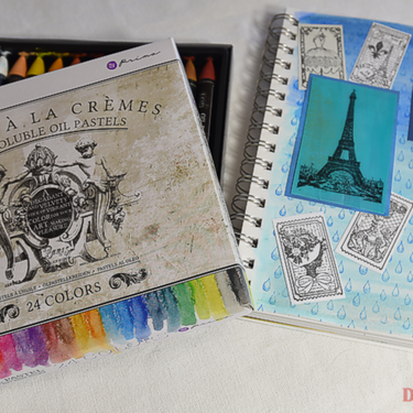 Rainy Day in Paris Journal by Deep Red Stamps