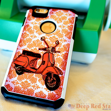 Iphone Cover Decor from Deep Red Stamps and Xyron