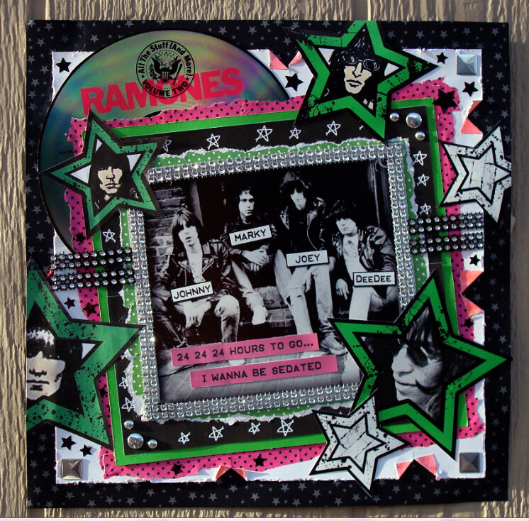 Ramones - Punk Band Layout