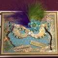 Mardi gras card