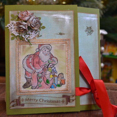 NY card with Santa
