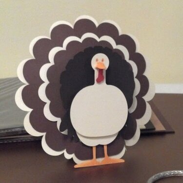 Tom Turkey table place marker