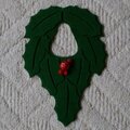 Felt Holly Door Knocker