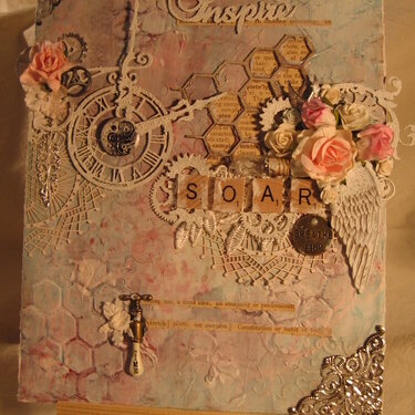 Shabby Chic Mixed Media Canvas