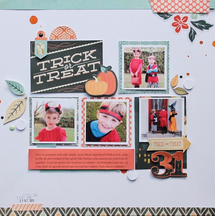 trick or treat Basic Grey DT