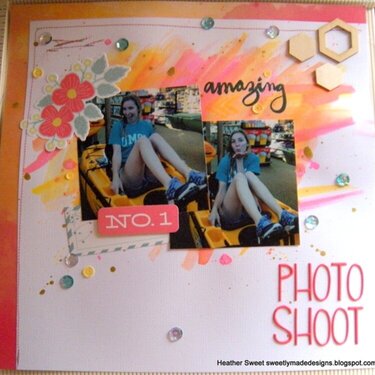 Photo Shoot Layout-Oct Citrus Twist Scrapbook Kit