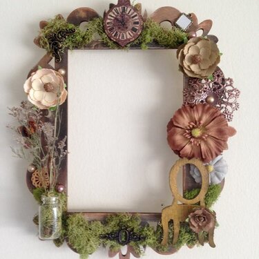 Garden art frame