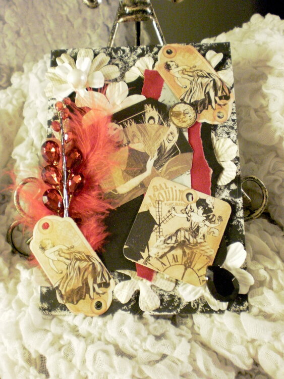 Moulin Rouge inspired card