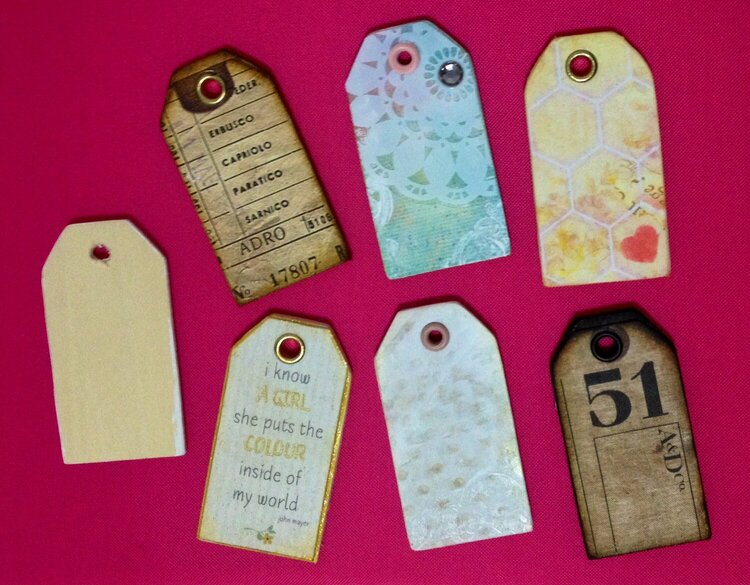 Colorful and Vintage Tags