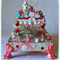 Christmas Sleigh - Prima Sweet Peppermint