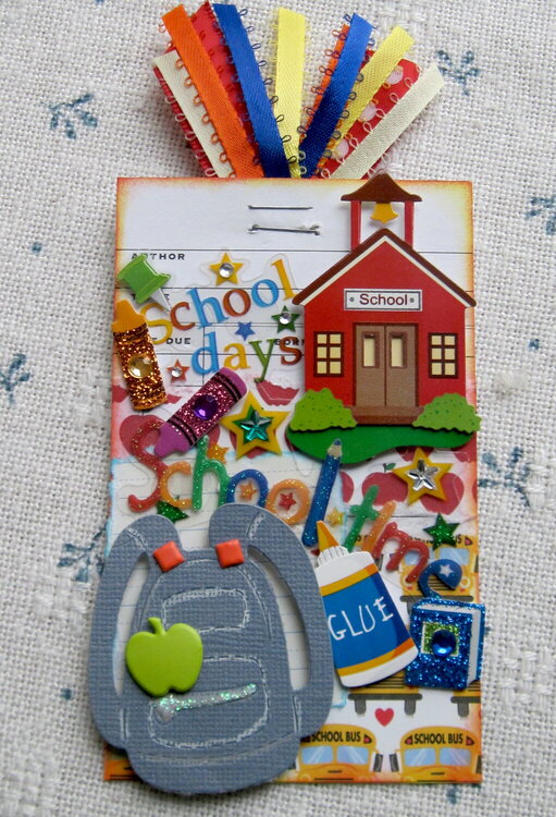 School Time Library Card