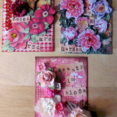 May Flowers ATCs