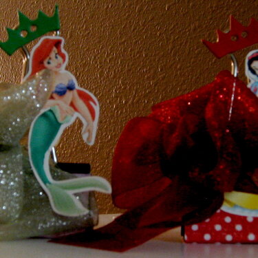 Ariel and Snow White Binder Clips