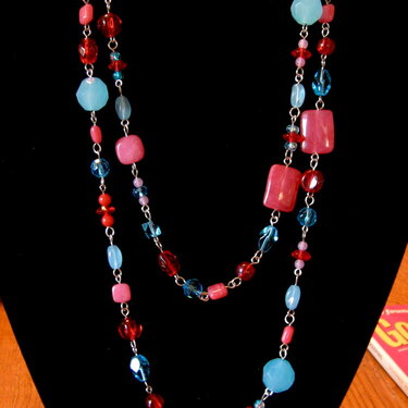Red, Pink, Turquoise
