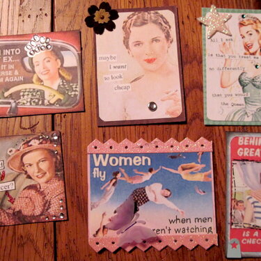 Cheeky Women ATCs from First Swap