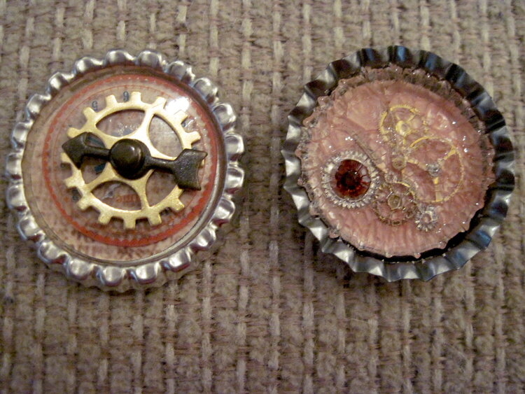 Altered bottle caps