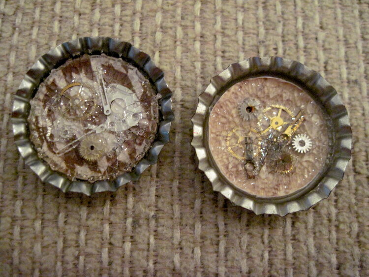 altered bottle caps