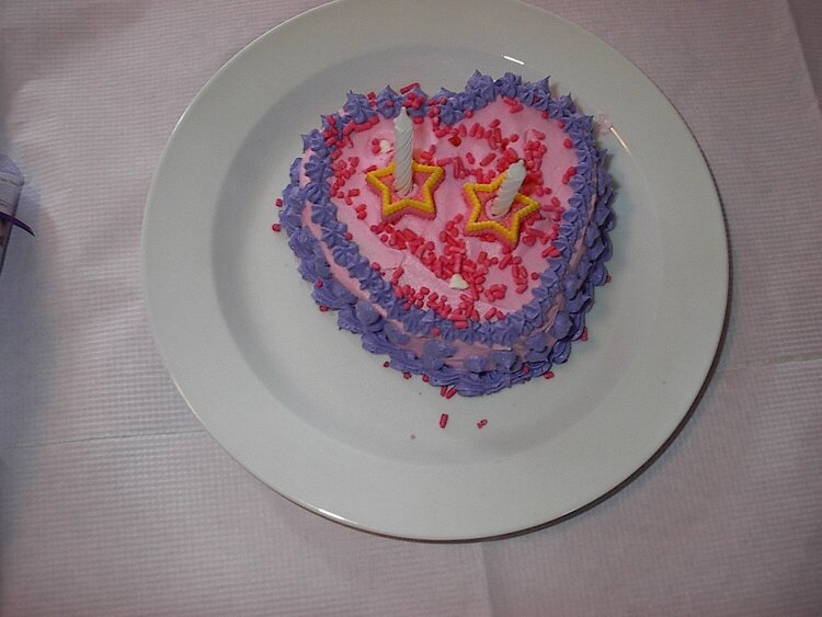 Girly mini cake