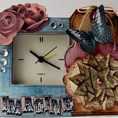Altered Clock *Donna Salazar Designs*