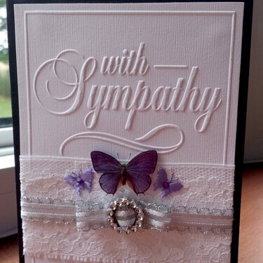 Butterfly Sympathy Card