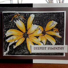 Black-Eyed Susan Sympathy Card