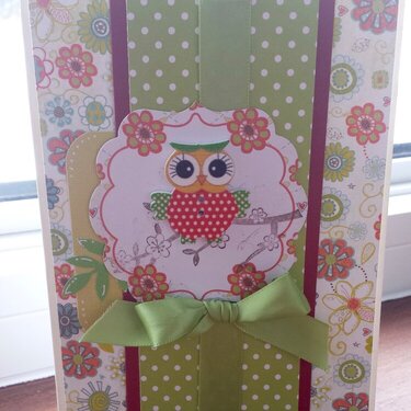 Cheerful Owl Card