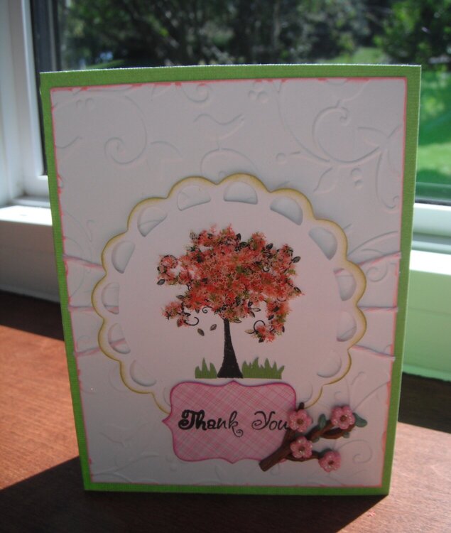 Flower Soft Thank You Card