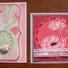 Poppy Themed "Just Because" Cards