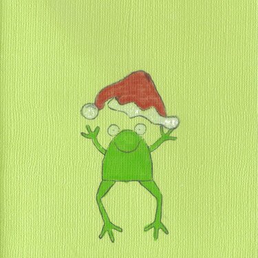 Frog Christmas Card