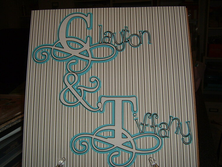 Clayton (aka Bug) and Tiffany Title Page