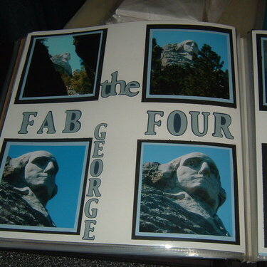 The Fab Four Left hand page