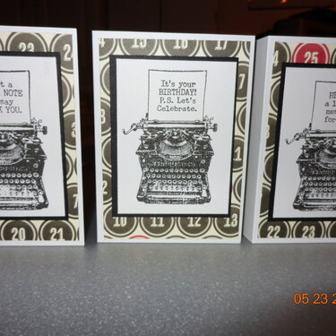 CTMH Stamped Cards