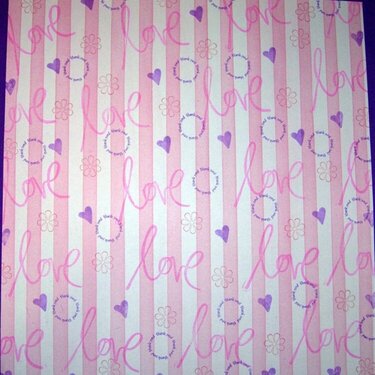 Stamped pattern paper